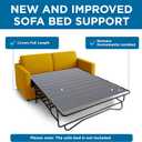 Meliusly Sleeper Sofa Support Board Queen Size (54x64) Permanently Installed Wood Sofa Bed Board for Pull Out Couch, Folds with Frame, Under Mattress Bar Shield, Sofa Bed Support, Folding Bed Board