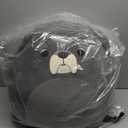 Squishmallows Original 20in Herschel The Black and Grey Senior Dog  Official Jazwares Plush (Jumbo)