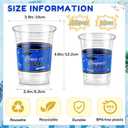Blue and White Graduation Cups 2026, 48 Pack 16 oz Class of 2026 Plastic Cups, Disposable Grad Party Drinkware for High School College Celebrations