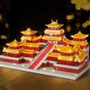 5180Pcs Chinese Architecture Micro Building Bricks Model Kit for Adults Detailed Architectural Display Model Ages 14+