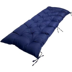 Waterproof Outdoor Bench Cushion, 48"x20", Swing Cushion Patio Furniture Cushions 3 Seater, for Garden Patio Furniture Lounger Bench (Navy blue, 48x20 in)