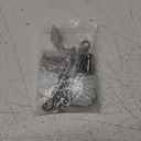 Sun Shade Sail Hardware Kit 6 Inch for Rectangle & Triangle Shade Sail Install, Stainless Steel ShadeSail Fixing Accessories for Outdoor Patio Canopy Garden, Heavy Duty Awning Attachment 80 Set (Silver)