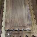 3 Pcs Acacia Wood Scalloped Cutting Board Set, Decorative Cutting Boards Bread Charcuterie Board for Cottage core Kitchen Grand millenial Decor Cheese Meat Fruit Bread Chopping Blocks (Classic Style)