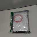 Press On Nail Organizer 10 PCS Clear Empty Press On Nail Storage Press On Nail Packaging for Fake Nail Storage Nail Display Nail Salon Press On Nail Supplies Organizer with Nail Tape (Zipper-(9.8*7*1 inch))