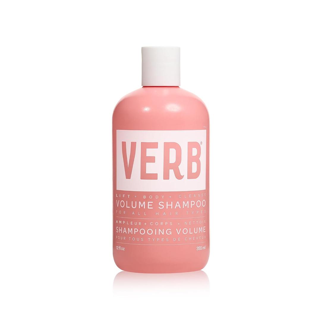 VERB Volume Shampoo - Gently Cleanses + Lifts Flat Hair - Sulfate, Paraben and Gluten Free (12 Fl Oz (Pack of 1))