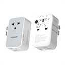 TESSAN Universal Travel Adapter PD 25W, Ultra Thin International Power adapter Fast Charger, Worldwide Plug Adaptor with 2 USB A 2 USB C for US to European UK Australia Ireland (Type C G A I)