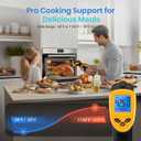 Etekcity Infrared Thermometer Laser Temperature Gun 1080, -58F~ 1130F for Meat Food Candy Pizza Oven, Heat Gun for Cooking, Kitchen, Fridge, Reptile, BBQ, HAVC, Adjustable Emissivity & Max Measure
