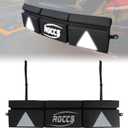 Thickest Rear Bumper Protector for Cars with Safety Reflector, Bumper Guard for Car  Heavy-Duty Protection & Safety, 47.2"x11.8"x1.7" Black