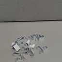 Gutter Clips for Hanging Outdoor Lights: 50Pcs Metal White Weatherproof Christmas Light Clips for Outside String Lights Xmas Halloween Seasonal Rope Mini Decoration Lights