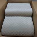 Daneey Bed Wedge Pillow, Reading Pillow Adult, Wedge Pillow for Sleeping, Back Pillow for Sitting in Bed with Adjustable Roller, Foam Wedge Pillow for Neck, Lumbar, Back, Light Brown, Velvet