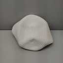 HZFTJOY Small Woven Rope Basket-Empty Gifts Basket with Bag and Ribbons,Cute Handle Organizer Box for Birthday/Baby Shower, Toy Storage, Nursery Organizing & Shelf Decor(White)