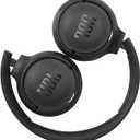 JBL Tune 510BT - Bluetooth headphones with up to 40 hours battery, microphone for call, foldable and comfortable, Android and iOs compatible (Black)