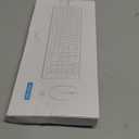 Wireless Keyboard and Mouse Combo, Full-Sized Wireless Keyboard and Adjustable DPI Mouse, 2.4GHz USB Receiver, Silent Keyboard and Mouse for PC, Windows, MAC, Desktop, Laptop(Purple)