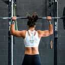 4 x 18" Wrist Wraps - Premium Grade Straps Featuring Ergonomic Thumb Loops - Best Wrist Support Braces for Powerlifting, Bodybuilding, and Strength Training (Blue)