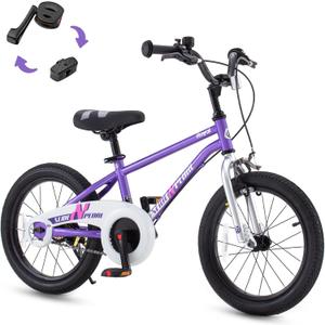 RoyalBaby EZ Kids Bike,Balance and Pedal Bicycle for Boys & Girls Beginner,14 16 18 Inch Toddlers to Big Kids 3-9 Years