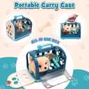 G.C 22Pcs Dog Toys for Kids Doctor Kit, Walking Barking Electronic Interactive Stuffed Dog Vet Kit Costume Pretend Play Puppy Pet Care Veterinarian Playset, Gifts for Kids Girls 3 4 5 6+ Year Old