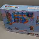 MAGBLOCK 176pcs Magnetic Tiles Marble Run Set with Ball Run Race Track for Ages 8+, Magnetic Building Blocks Magnet Game, Stem Educational Gifts Kids Toys for Girls & Boys Promoting Focus