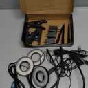 Wolezek 2 in 1 Grow Lights for Indoor Plants, 3 Colors Plant Lights with 360 Gooseneck, 48 LEDs Full Spectrum, 6/12/16H Timer, 5 Brightness, Black 3 Pack