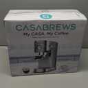CASABREWS CM5418 Espresso Machine 20 Bar, Compact Espresso Maker with Steam Milk Frother, Stainless Steel Coffee Machine with 34oz Removable Water Tank for Cappuccino, Latte, Silver