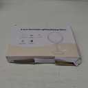 Lighted Makeup Mirror, 3000 mAh Rechargeable Double Sided Magnifying Vanity Mirror with 3 Colors, 1x/10x, 360 Rotation , Brightness Adjustable Magnification Cosmetic Light up Mirror, Women Gift (Chrome)