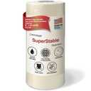 Superpunch White Adhesive Peel & Stick Tear Away Stabilizer for Embroidery - 8-inch x 25-Yard Roll, SuperStable Machine Embroidery Stabilizers Backing 2.0 oz for Hoop Less Embroidery, Made in USA