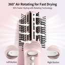 ANGILALA Multi Hot Air Styler Wrap, Rotating Hair Dryer Blow Brush, 105, 000 RPM High-Speed Volumizing Spinning Blow Dryer Brush with Auto Curlers, Dry & Smooth & Curl & Volumize All in One