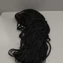 FANCEE Full Lace Box Braid Wig with Baby Hair Pre Plucked Knotless Square Part Braided Wig for Black Women Full Double Lace Frontal Synthetic Handmade Braids Natural Hairstyle(1b, 32")