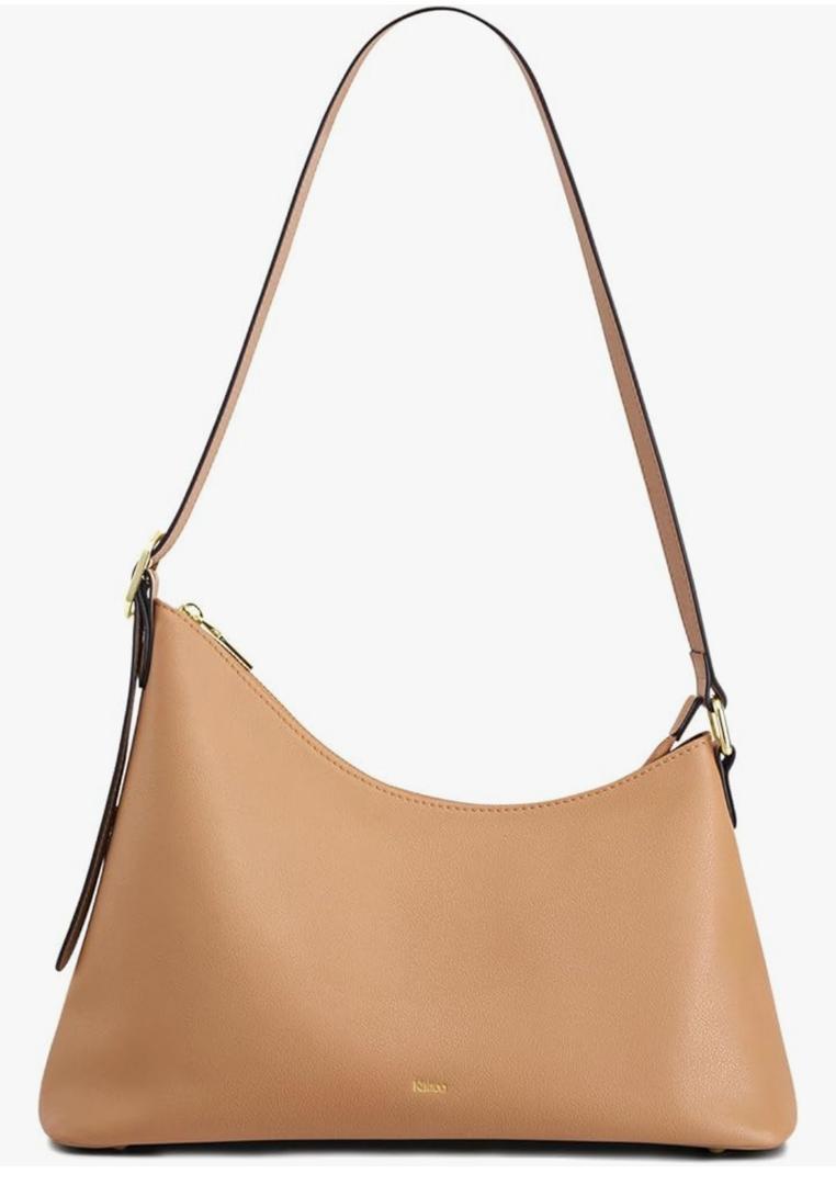 Kattee Hobo Bags for Women Trendy, Soft Leather Handbags and Purses,Shoulder Tote Curved Designer Bag with Card Pocket