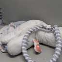 Baby Play Mat, 7-in-1 Infant Gym Mat for Sensory and Motor Development, Washable & Portable Newborn Tummy Time Activity Mat for Home & Travel, Babies Gift for 0-3-6-9-12-18 Months (Blue)