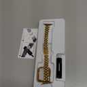 STIROLL Thin Replacement Band Compatible for Apple Watch 38mm 40mm 41mm 42mm(Series 11 10), Stainless Steel Metal Wristband Women Men for iWatch Ultra SE Series 9 8 7 6 5 4 3 2 1, Gold