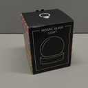 HAIDOLIANG Turkish Table lamp (D:4.7" x H:5.2"),Mosaic Glass Lamps with Wooden Base, Bohemian Tiffany Bedside Lamps, USB Power Moroccan Lantern for Living Room Decorations (Boho - Blue, Boho)