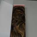 LONAI Ponytail Extension for Women, 26 Inch Claw Clip Ponytail Extensions Wavy Curly Pony Tail Clip in Hair Natural Looking Synthetic Hairpiece for Daily Wear Chocolate Brown with Medium Blonde
