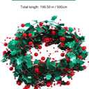 Christmas Tinsel Wire Garland Craft Party Accessory Xmas Tree Decorations Holiday Home Decor Wedding Birthday Party Supplies