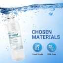 Water Filter Replaces WRS325SDHZ/ WRS325FDAM/ WRS325SDHW/ WRS325SDHB/ WRS325FDAW/ WRS325FDAB/ WRS325SDHV Model for Whirlpool Refrigerator- NSF Certified(3Pcs)