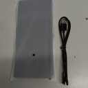 Doohoeek Universal Bluetooth Mini Keyboard, Wireless Compact Keyboard with Orange Navigation Keys & Any-Angle Stand for Android/iOS/Windows, Dual-Device Keypad for Phones/Galaxy Z Fold/iPad mini