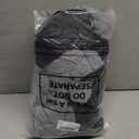 Teenyyou 2 Pcs 20 x 15 Inch Unstuffed Pouf Cover Ottoman Foot Rest - No Filler, Faux Rabbit Fur Foot Stool Floor Bean Bag Floor Chair Storage for Living Room Bedroom Home Decor (Gray) 