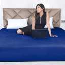 Head Or Foot Blue Sheet Bed 36x72