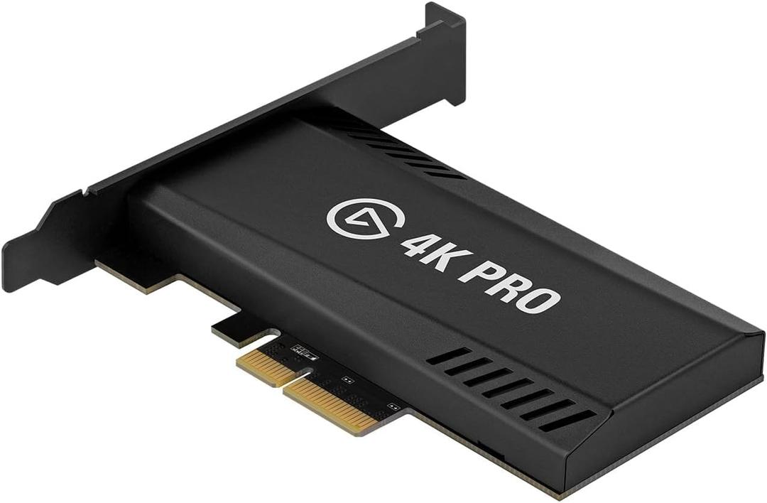 Elgato 4K Pro, Internal Capture Card: 8K60 Passthrough/4K60 HDR10 with Ultra-Low Latency on PS5, Xbox Series X/S, OBS and More, for Streaming & Recording, Windows PC and Dual PC Setups