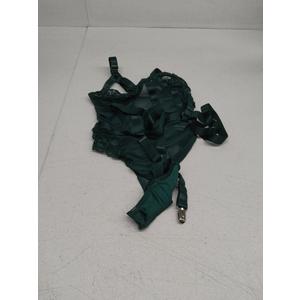 Avidlove Lingerie Sets for Women Sexy Lace Skull Corset with Garter Belt One Piece Teddy Bodysuit (Large, Lake Green)