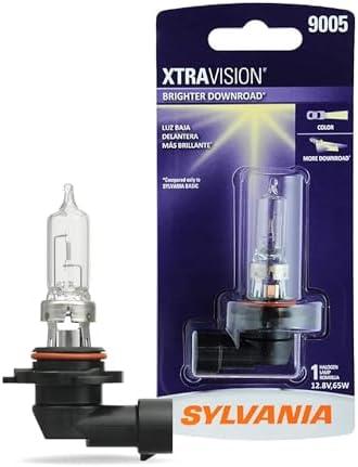 SYLVANIA - 9005 XtraVision - High Performance Halogen Headlight Bulb, High Beam, Low Beam and Fog Replacement Bulb (Contain 3 Pack Bulb)