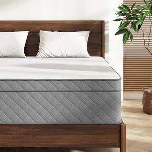 12 Inch Queen Mattress, Hybrid Memory Foam and Pocket Spring, Medium Firm, CertiPUR-US Certified, Fiberglass-Free