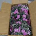 10 Pcs 82FT Flower Garland, Artificial Rose Garland Flowers Plants Fake Flower Hanging Rose Ivy, Birthday Party Valentine's Day Wedding Wall Arch Decor, Purple