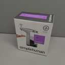 simplehuman 8 oz. Touch-Free Sensor Liquid Soap Pump Dispenser with Soap Sample, Brushed Nickel