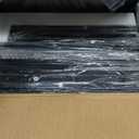 Furologee TV Stand for TVs up to 55 Inch, Entertainment Center with Open Storage Shelves, Media Console Table with Soundbar Shelf for Living Room, Bedroom, Rustic Brown