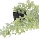 BESTYASH Garden Wall Mounted Faux Rattan Hanging Plant Decor Indoor Outdoor Simulation Ornament Lightweight Greenery for Home Fence Garden Decoration