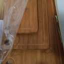 Bamboo Cutting Board for Kitchen, 3-Piece Set with Juice Grooves, Side Handles & Non-Slip Mats  Durable Bamboo Chopping Board for Meat, Vegetables and Fruits