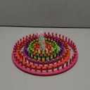 novelinks Round Knitting Looms Set - Set of 5 Plastic Looms Knitting with 1 Knitting Yarn Loom Needle and 1 Plastic Loom Pick