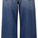 Women's High Waisted Wide Leg Jeans Loose Fit Straight Leg Denim Pants 2025 Trendy (Black)
