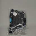 Eagloo Dog Harness Medium Sized Dog, No Pull Service Vest with Reflective Strips and Control Handle, Adjustable and Comfortable for Walking, No Choke Pet Harness with 2 Metal Rings, Black, M