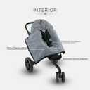 7AM Enfant Stroller Blanket 212 - Adjustable Baby Car Seat Zipped Blanket for Babies Winter, Unisex Multi Purpose Fleece Lined Warm Hooded Toddler Footmuff Water Repellent | (6M - 4T)